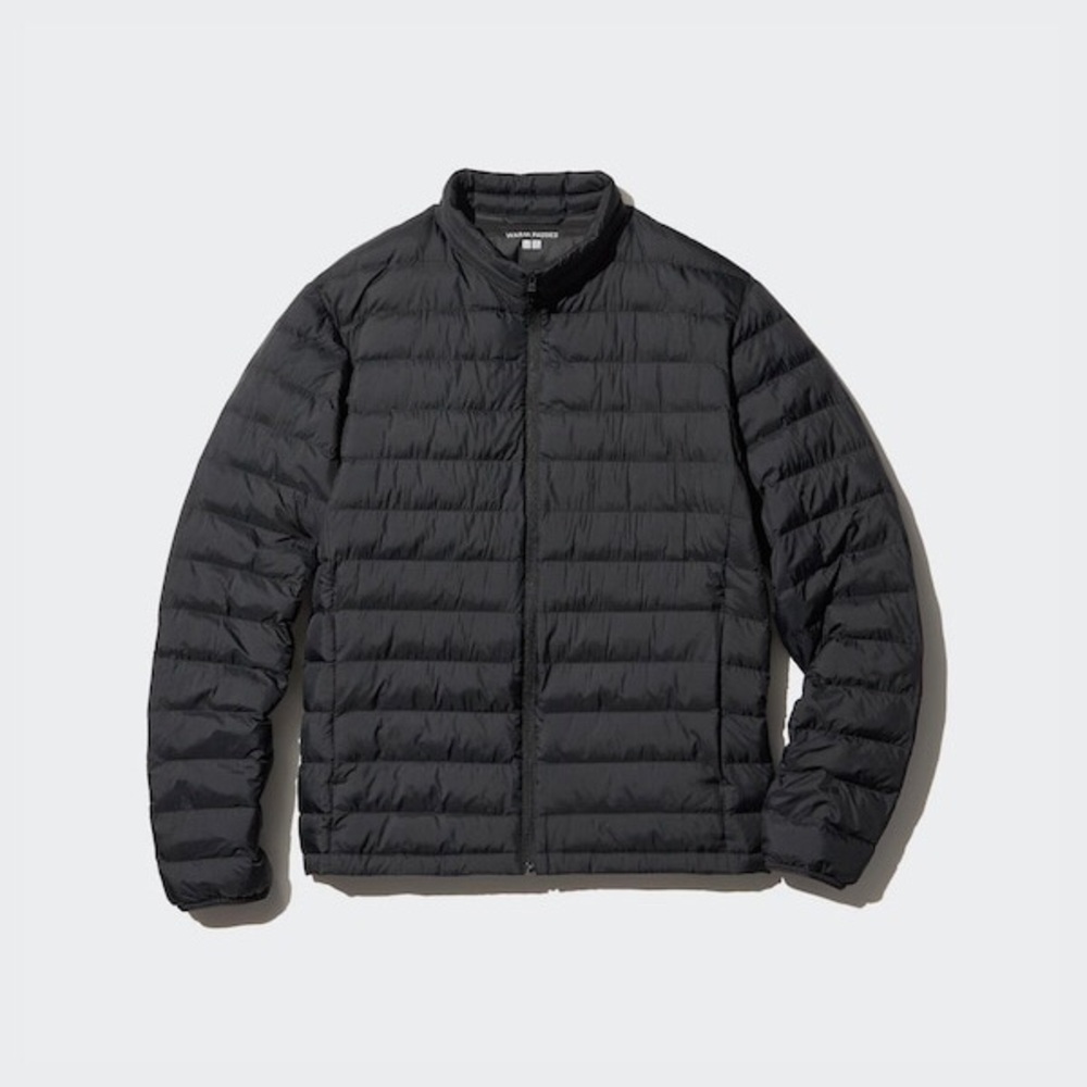 Uniqlo Light Weight Quilted Black 90% Down Insulated Puffer Zip Up Jacket XS
